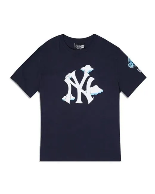 [13090926] New York Yankees Cloud Navy Men's T-shirts