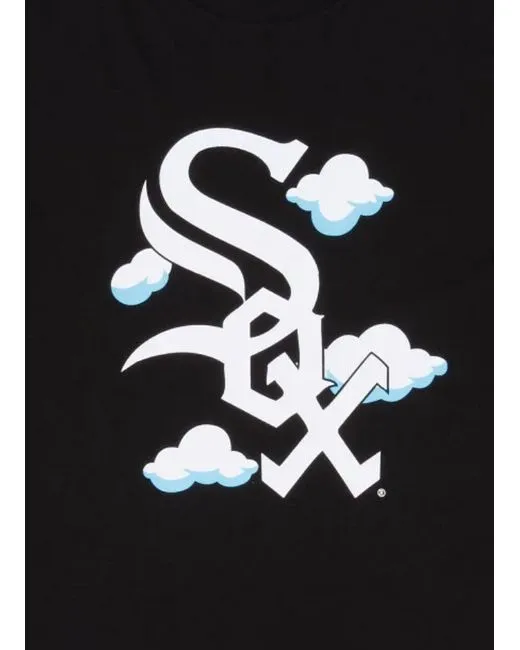 [13090954] Chicago White Sox "Cloud" Black Mens T-shirts