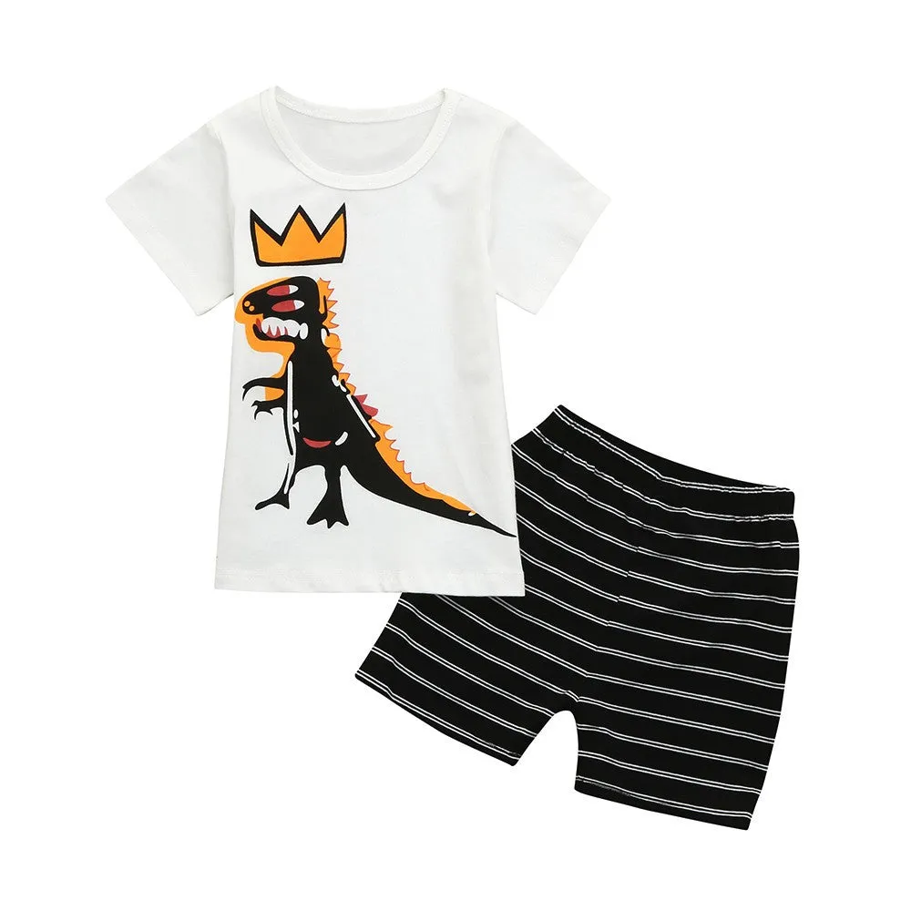 2 Piece Liam T-Shirts and Shorts Sets