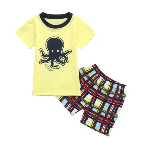 2 Piece Liam T-Shirts and Shorts Sets