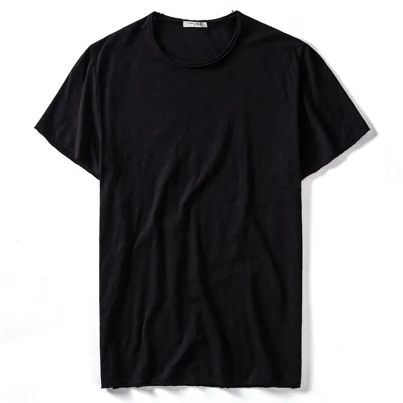 2021 Summer 100% Cotton T Shirt Men Casual Soft Fitness Shirt Men T Shirt Tops Tee Shirts O Neck Sho