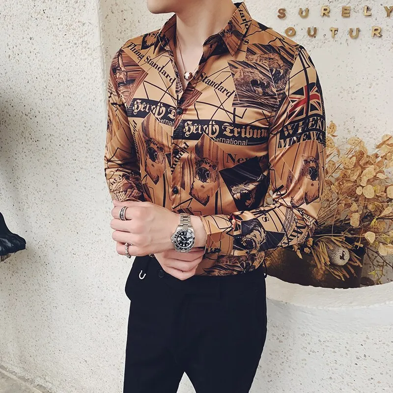 2022 Luxury Casual Long-sleeved Leisure Shirts