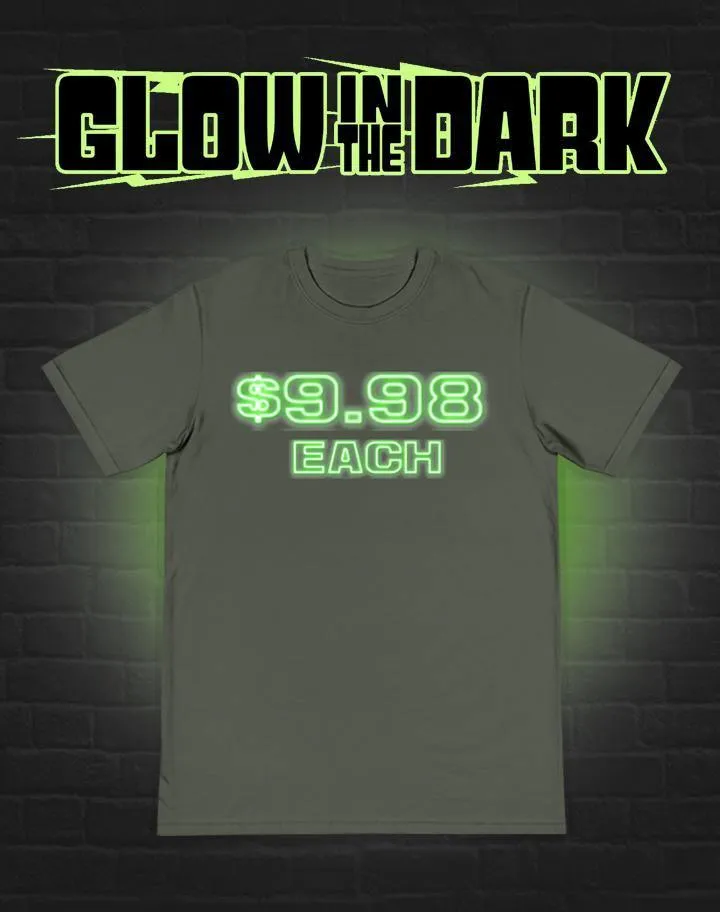 50 Glow in the Dark T-Shirts