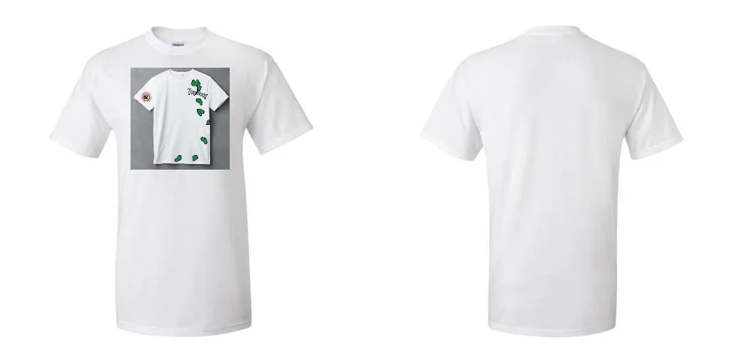 50 White DTG T-Shirts