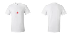 50 White DTG T-Shirts