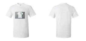 50 White DTG T-Shirts