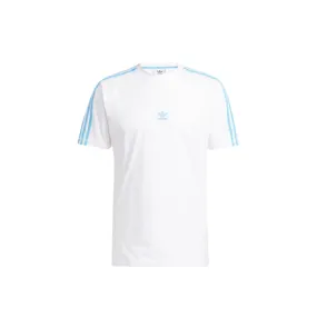 Adidas Blocked 3 Strip T-Shirts - Men's