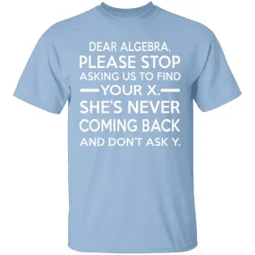 Algebra's X T-Shirt