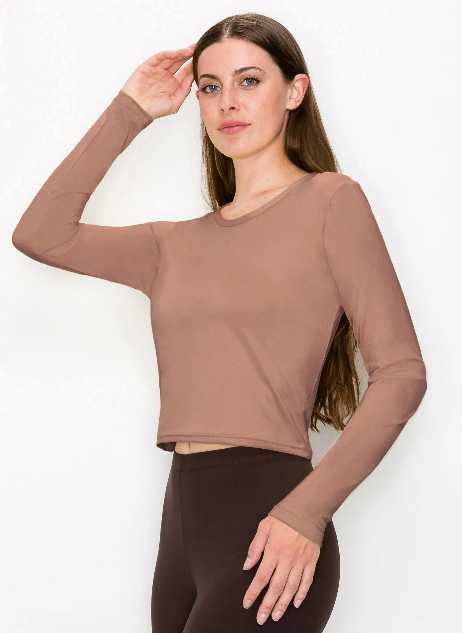 ALWAYS Women's Long Sleeve T-Shirts - Casual Basic Tee Tops with Crew Neck