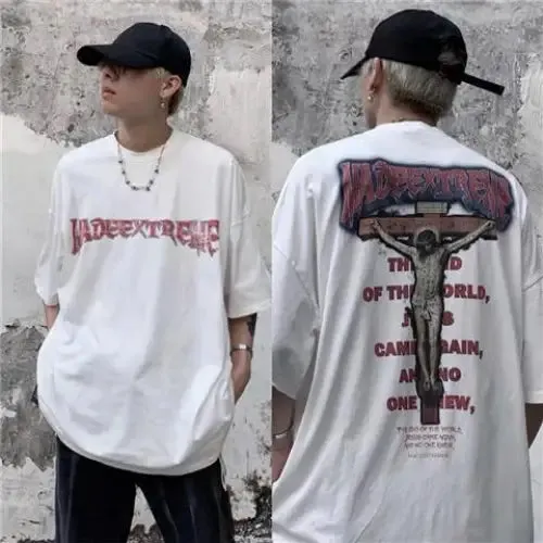 Anime Japan Style Gothic Oversized T-Shirts