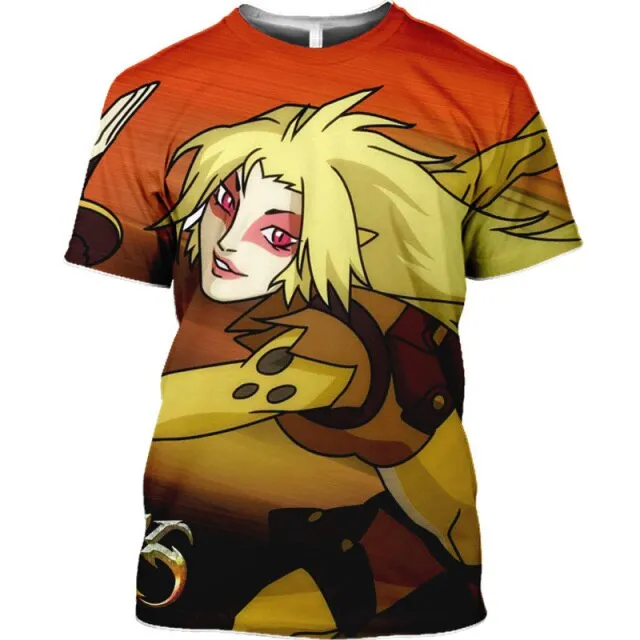 Anime T shirt Thundercats 3D Print Men Women Fashion Oversized T-shirts Children Boy Kawaii Tees Tops Girl Shirts Mens Clothing