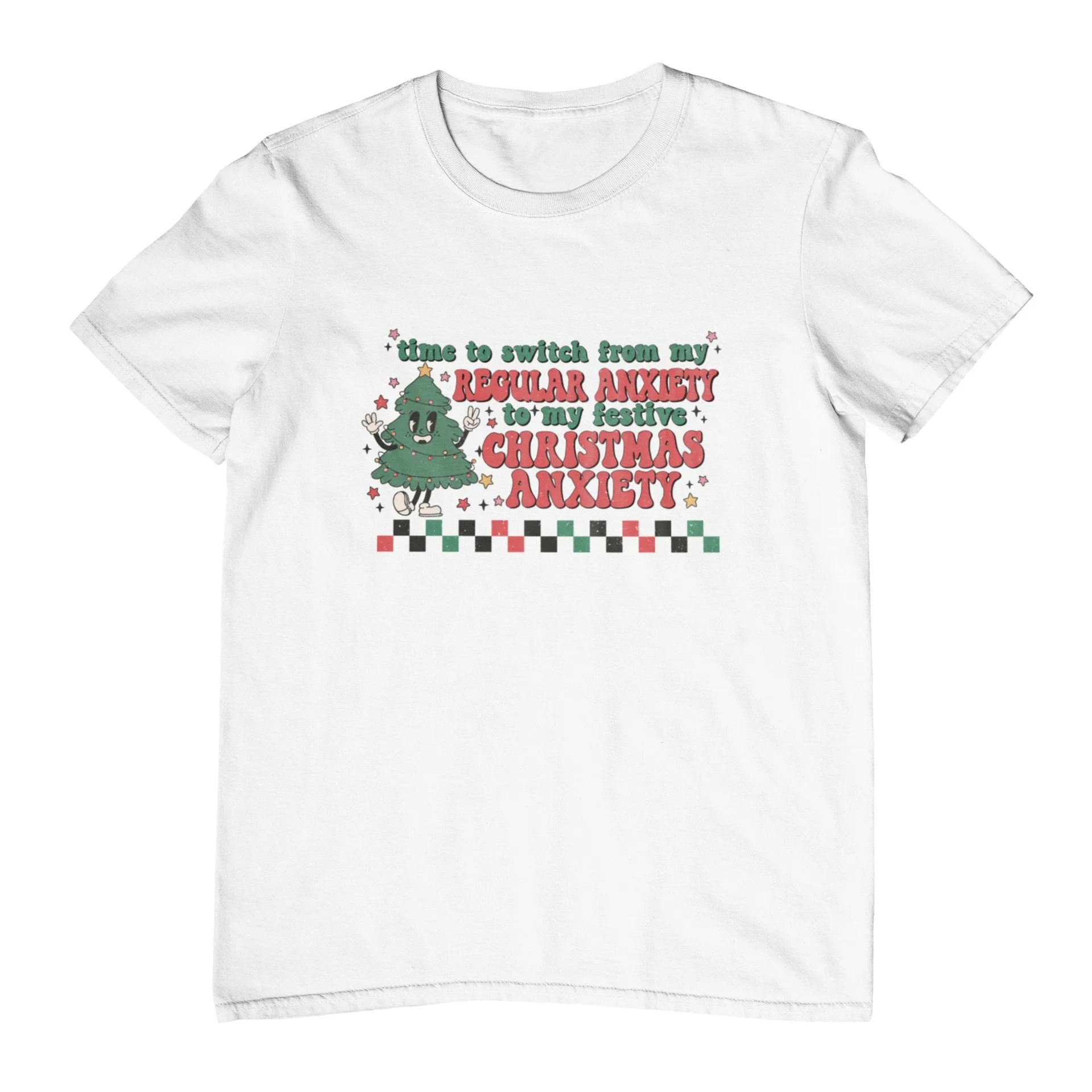 Anxiety Christmas T-Shirt