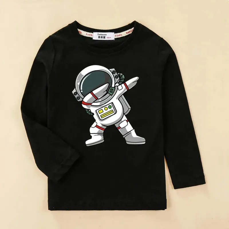 Baby Boys Astronaut Spaceman Casual Tank Shirts