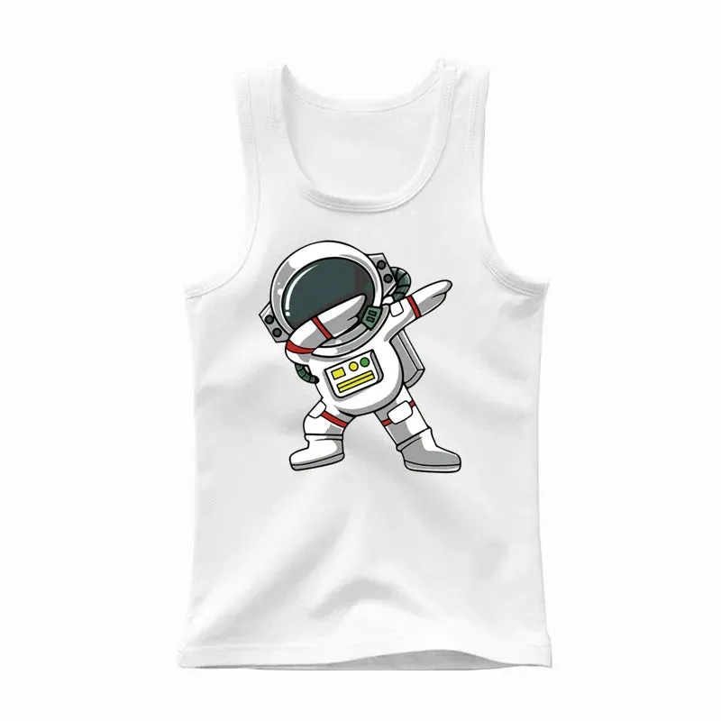 Baby Boys Astronaut Spaceman Casual Tank Shirts