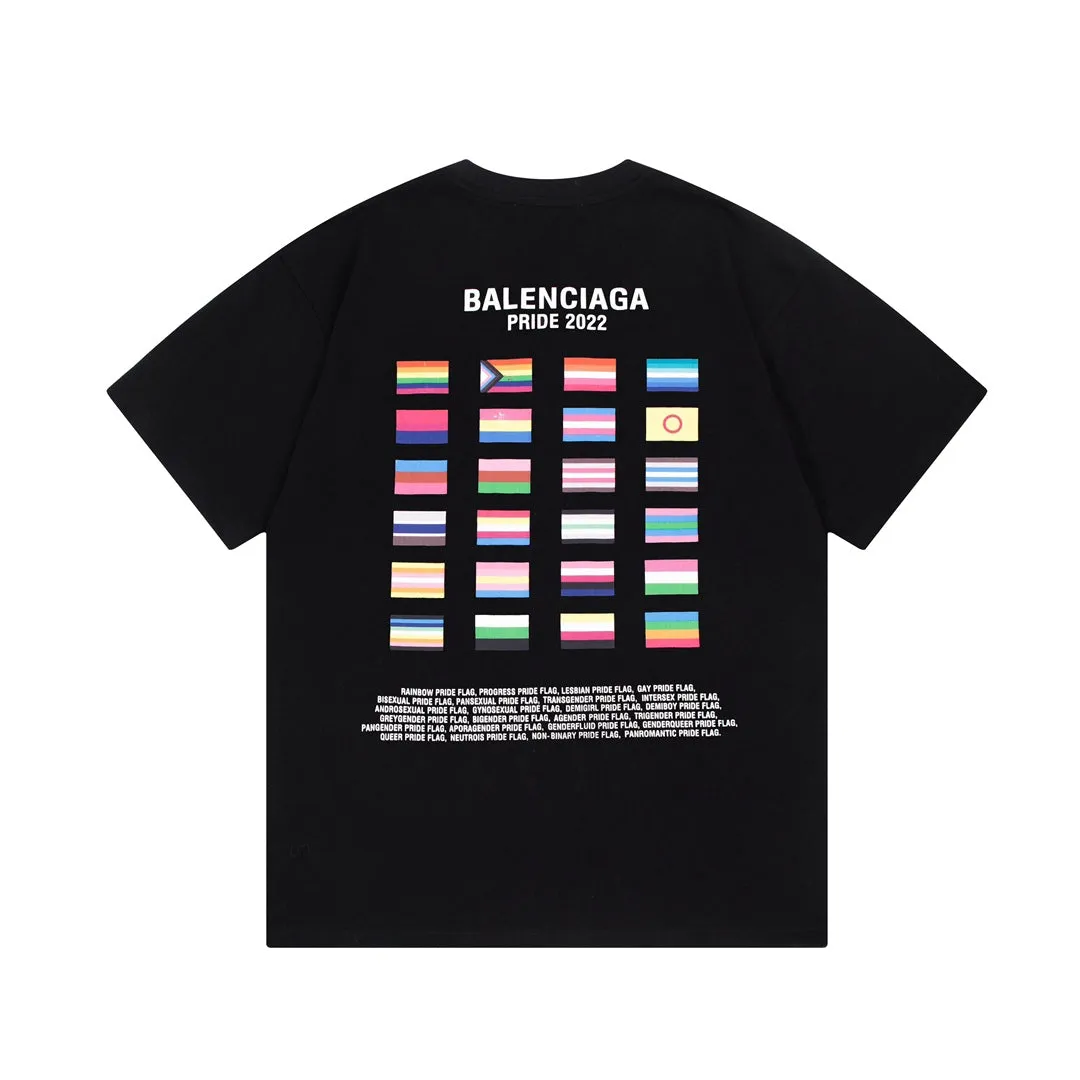 Premium Unisex Balenciaga Graphic Print T-Shirt in Classic Black