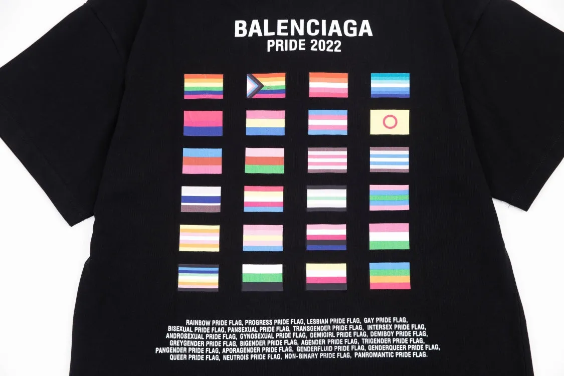 Premium Unisex Balenciaga Graphic Print T-Shirt in Classic Black