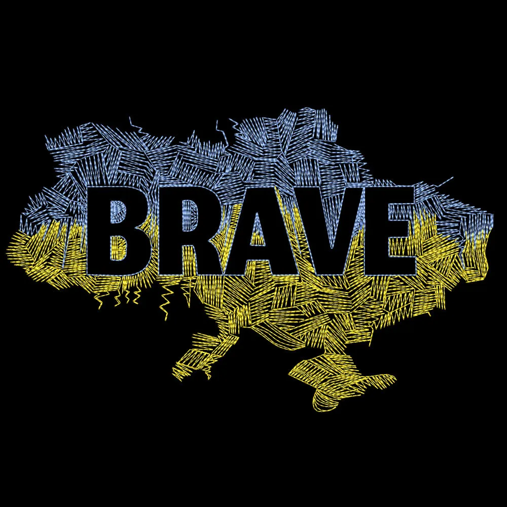 Black T-shirt “Brave”