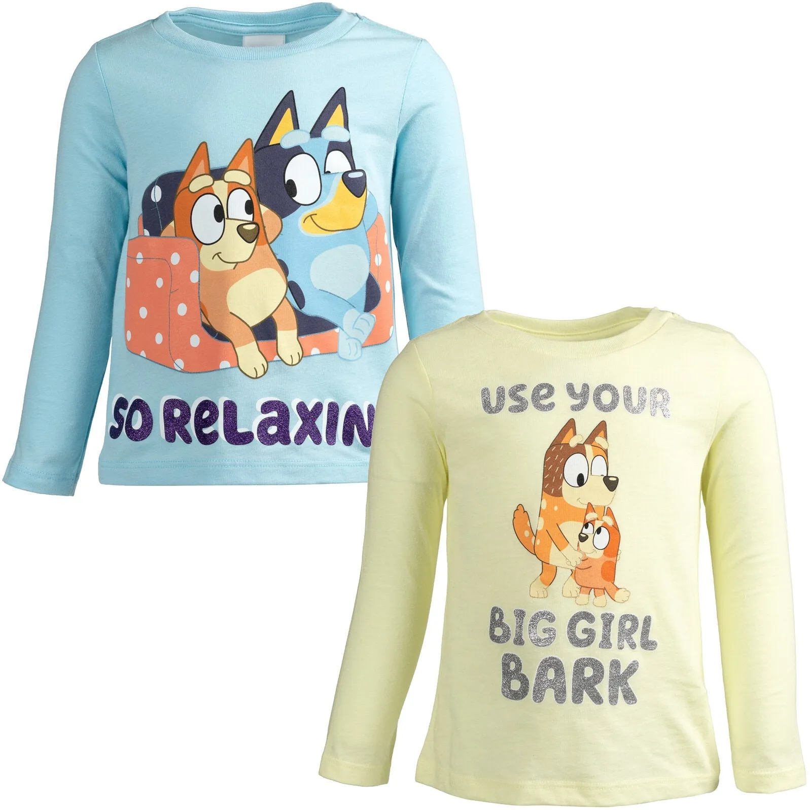 Bluey 2 Pack Long Sleeve T-Shirts