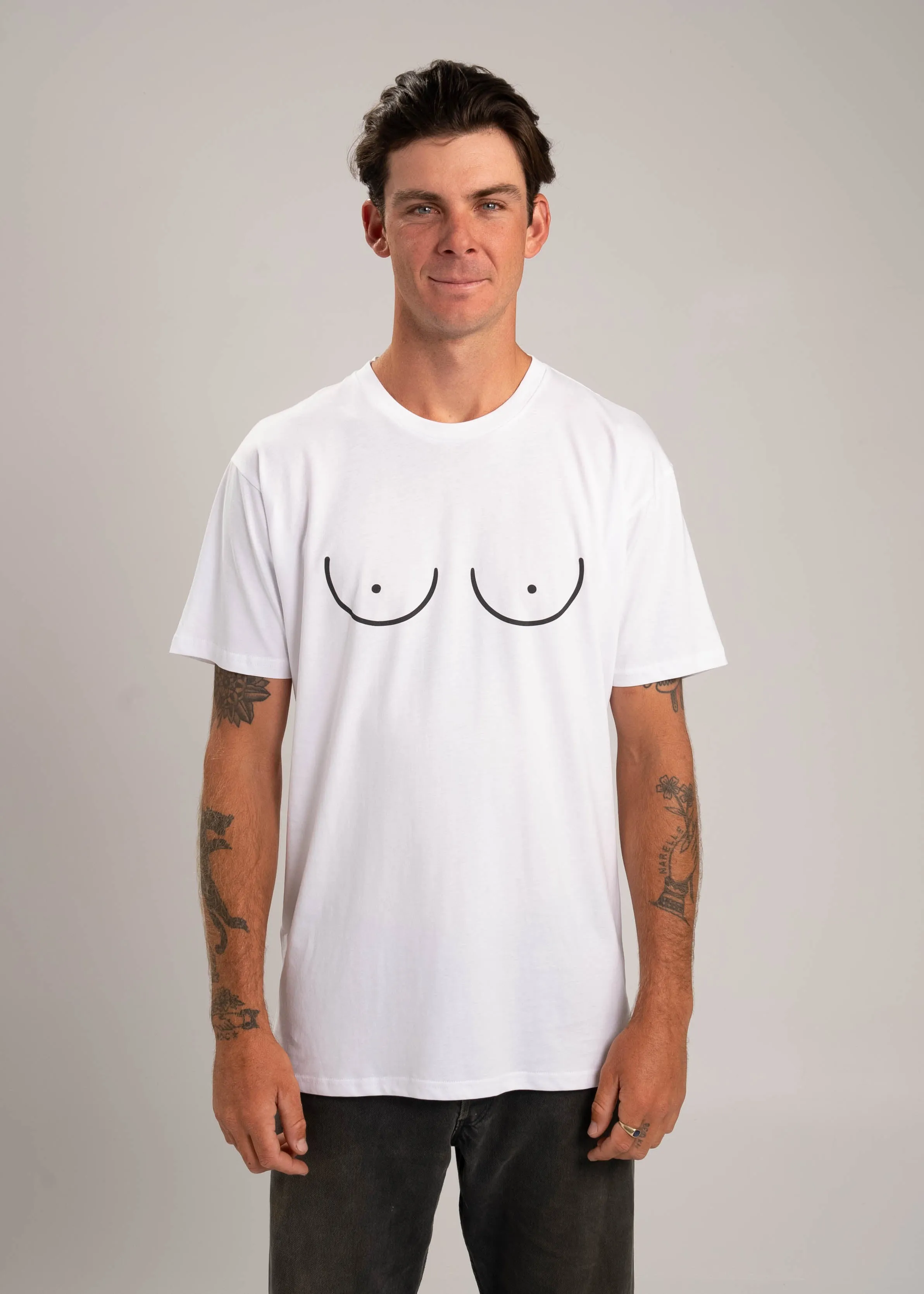 Boobs Sketch T-Shirt