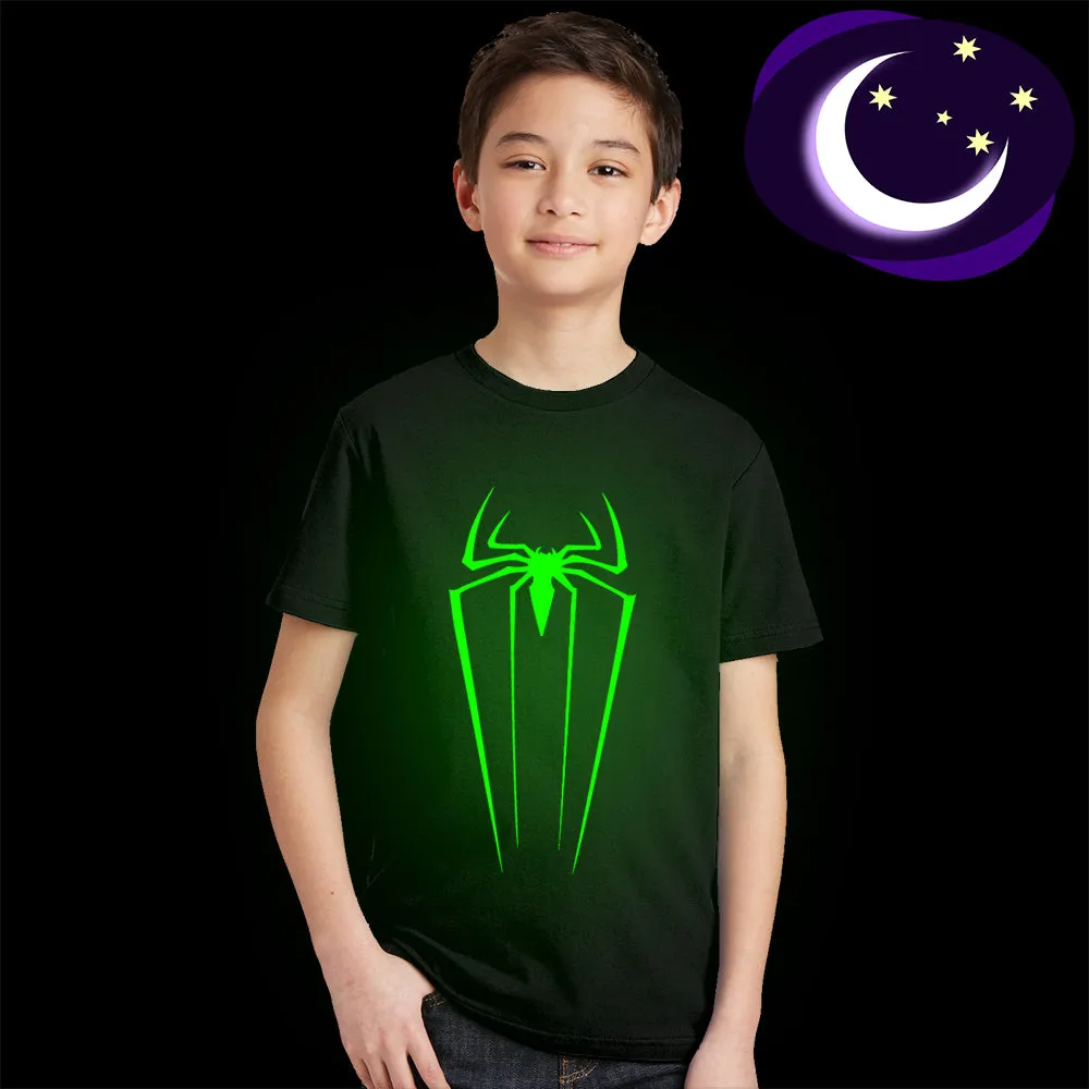 Boys And Girls Face Glow In The Dark T-Shirts - ONLY 3 LEFT !!!