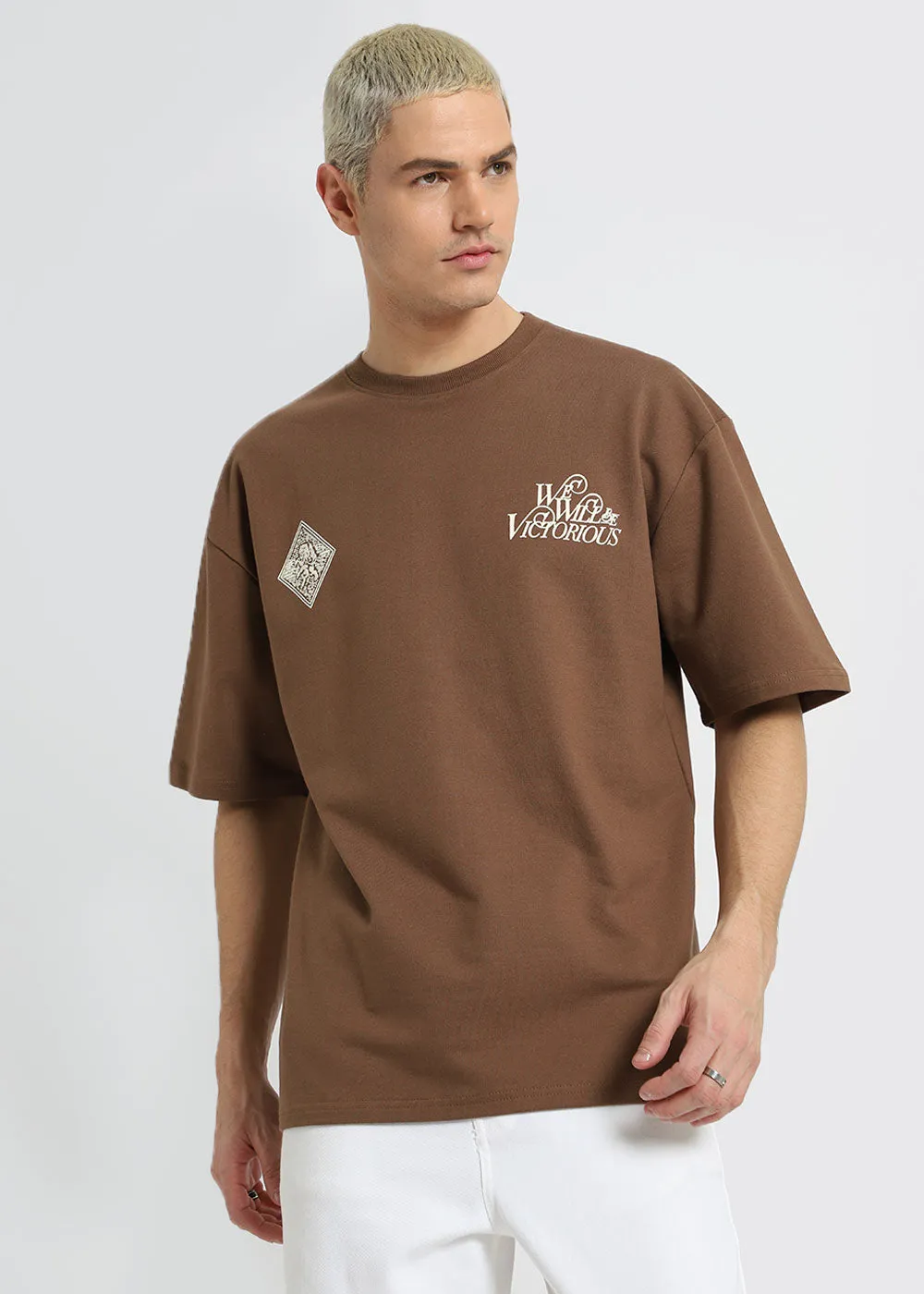 Brown Oversized T-shirt