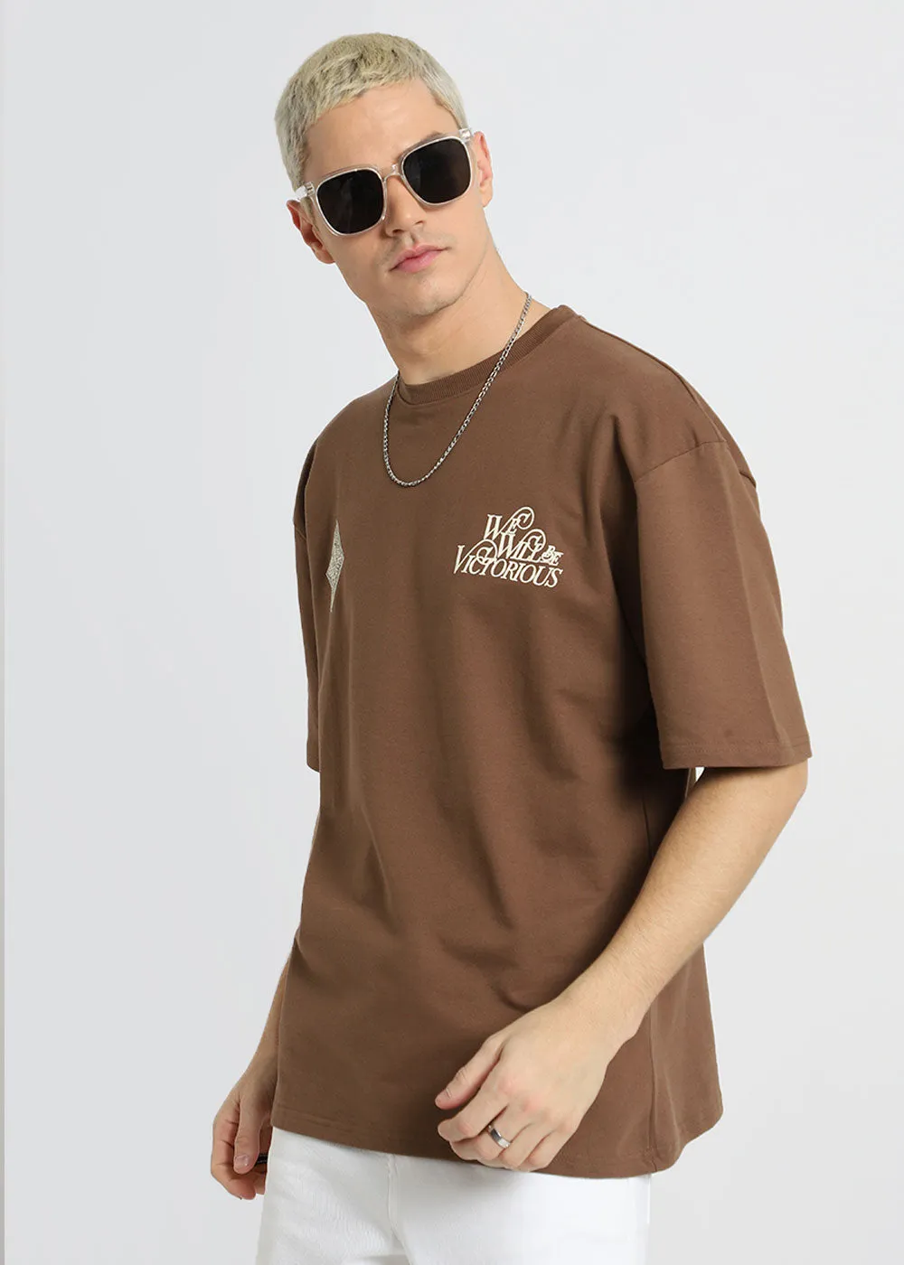 Brown Oversized T-shirt