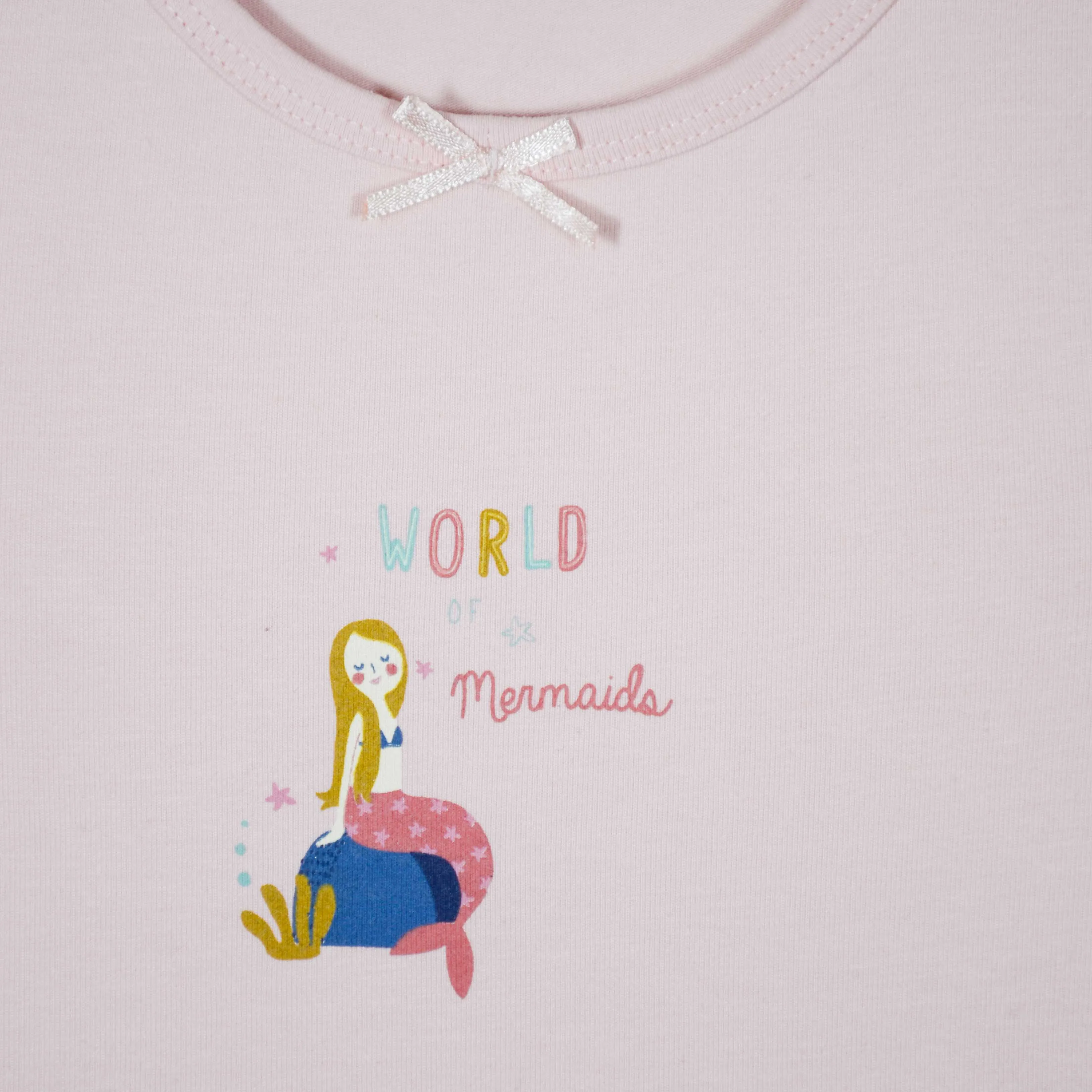 C1547 VBD World of Mermaids Peach T-Shirts