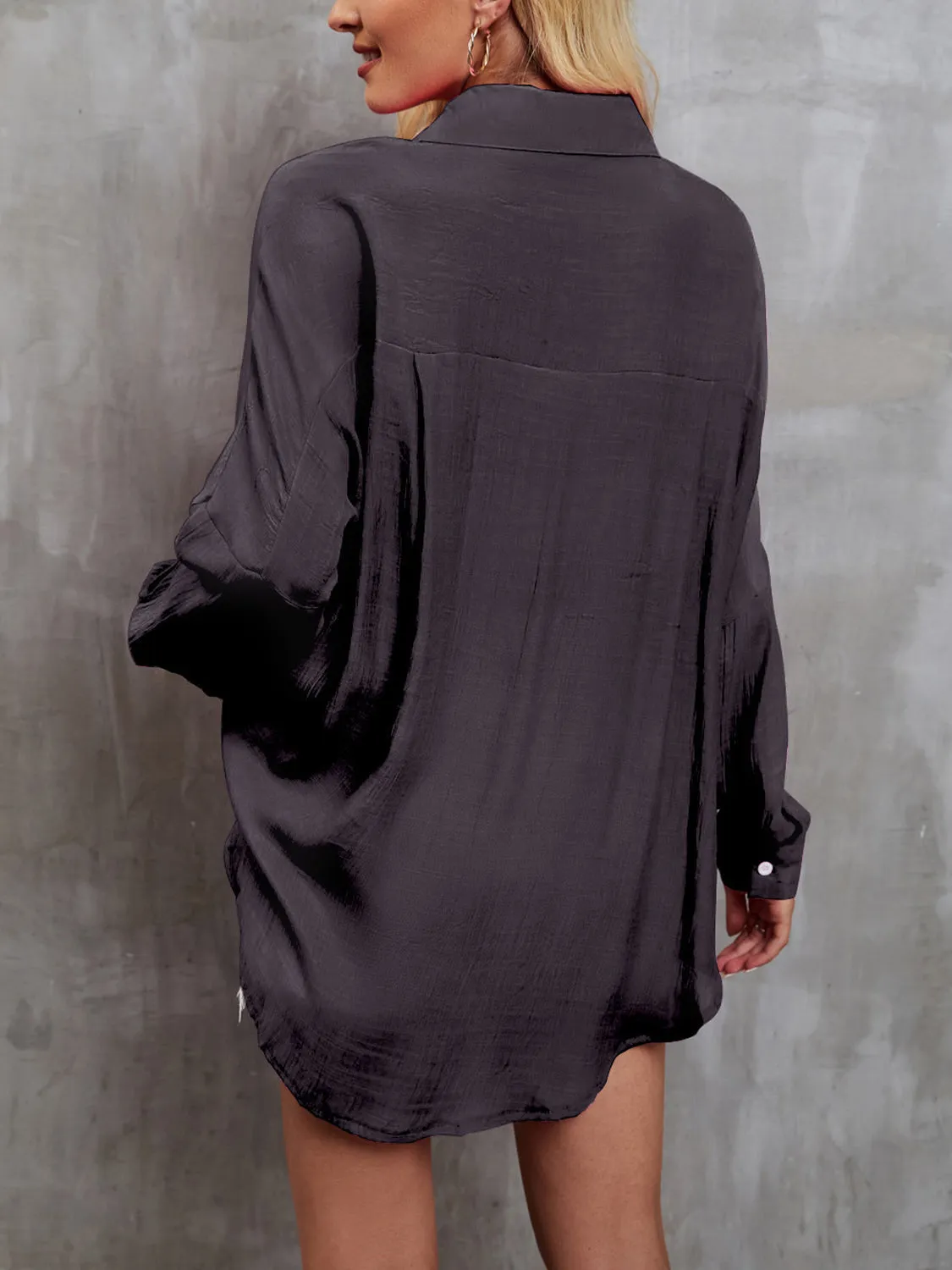 Classy Chic Semi Sheer Button Up Shirts