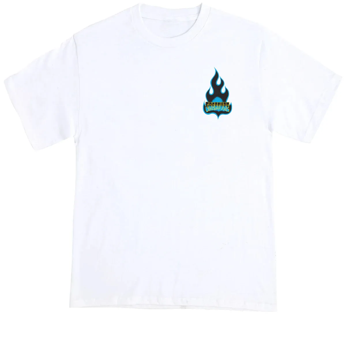 Creature Logo Flame T-Shirt White