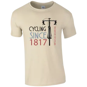 Cycling Since 1817 The History of Cycling T-Shirts