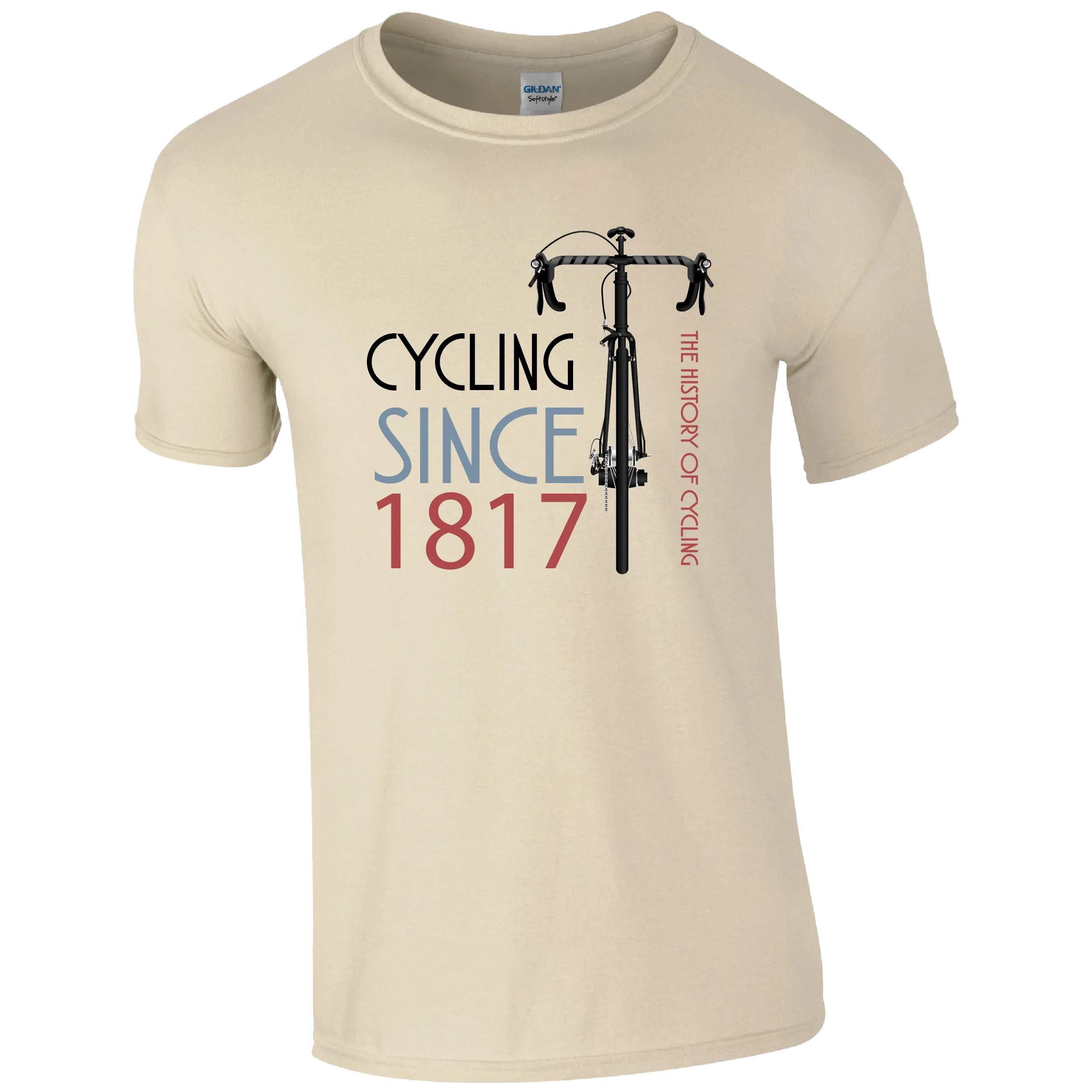 Cycling Since 1817 The History of Cycling T-Shirts