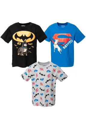 DC Comics 3-Pack Performance Graphic T-Shirts: Optimized E-Commerce Product