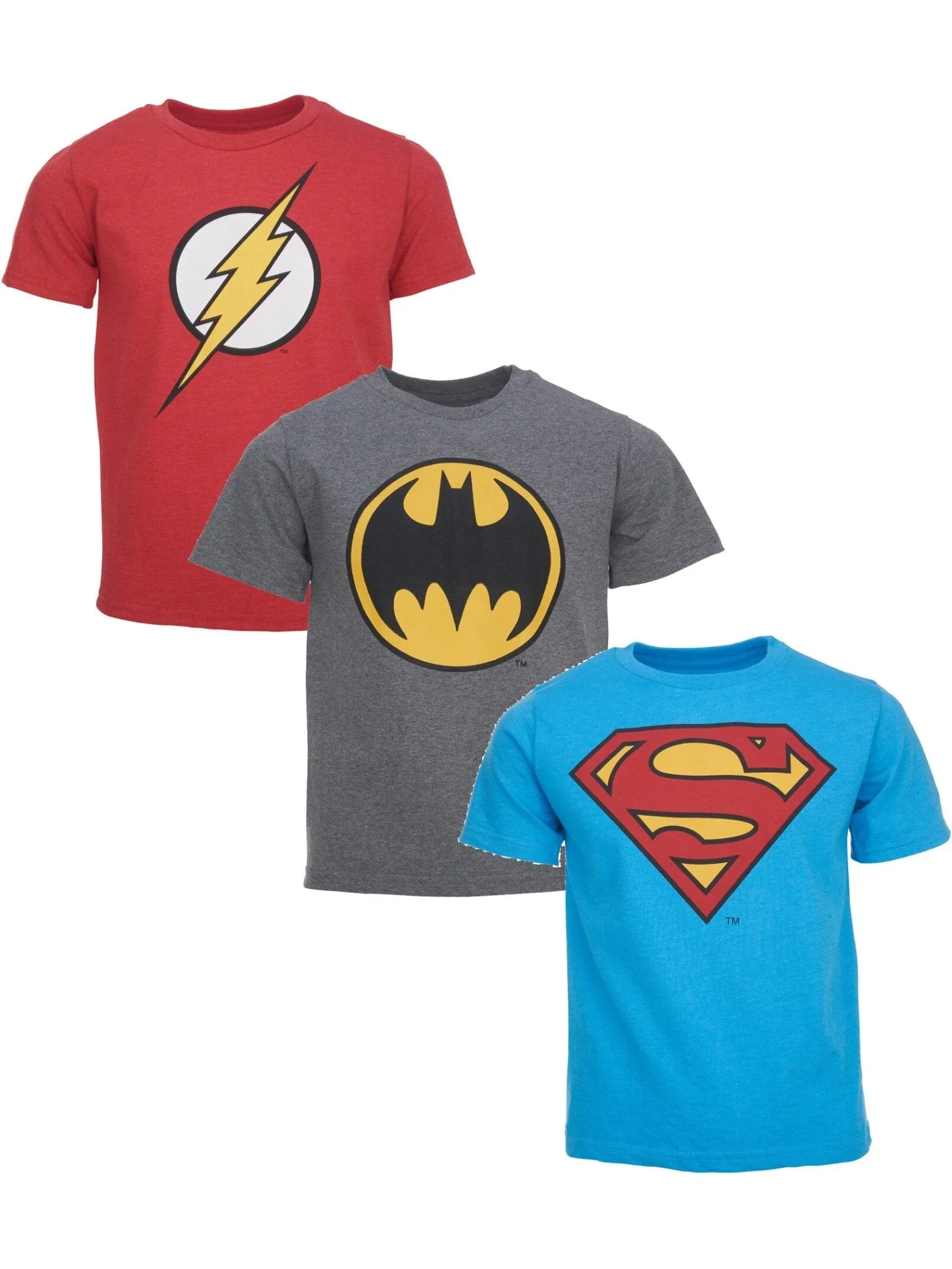 DC Comics Justice League 3 Pack T-Shirts