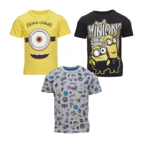 Despicable Me Minions 3 Pack T-Shirts