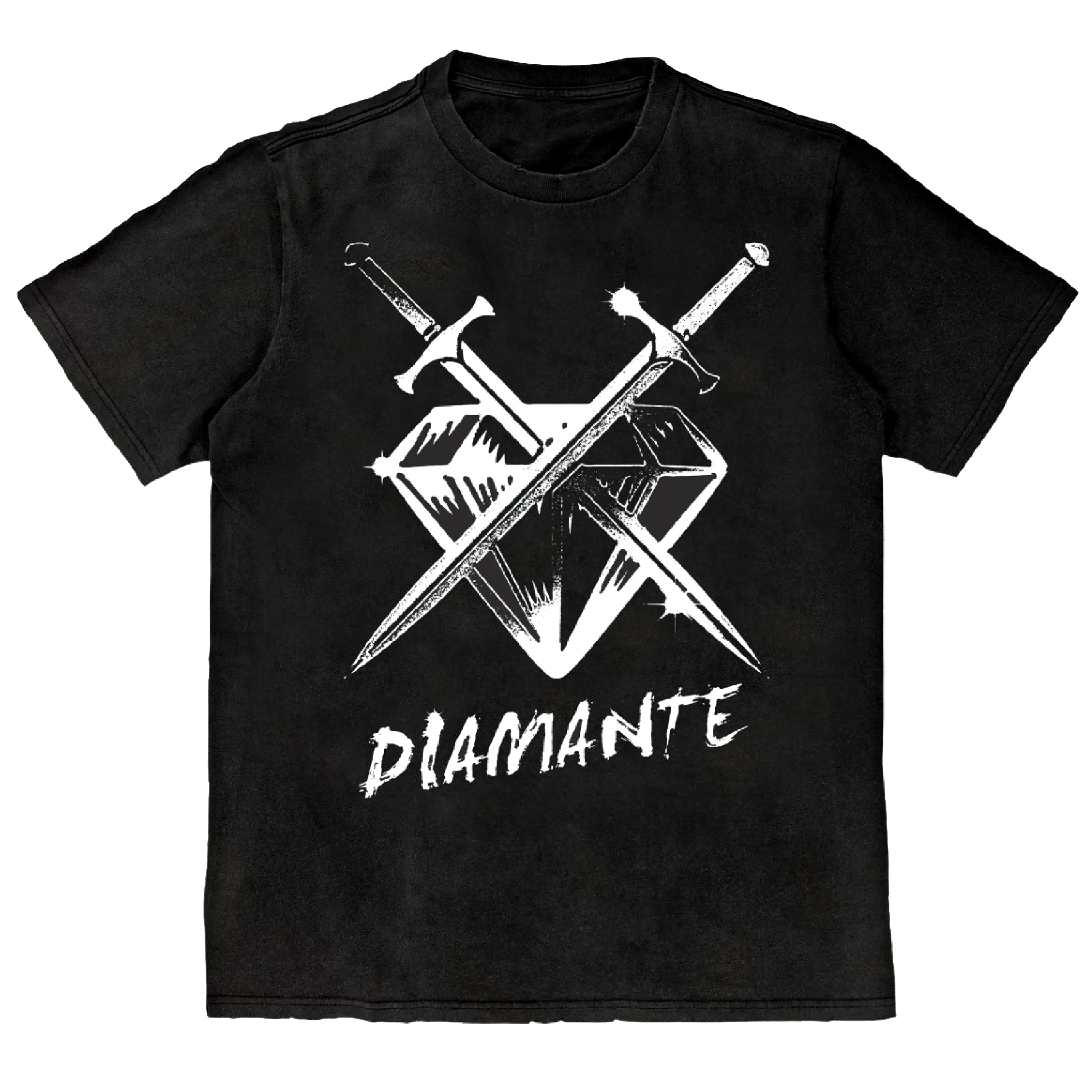 DIAMANTE LOGO T-SHIRT