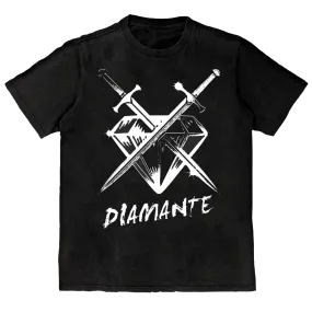 DIAMANTE LOGO T-SHIRT