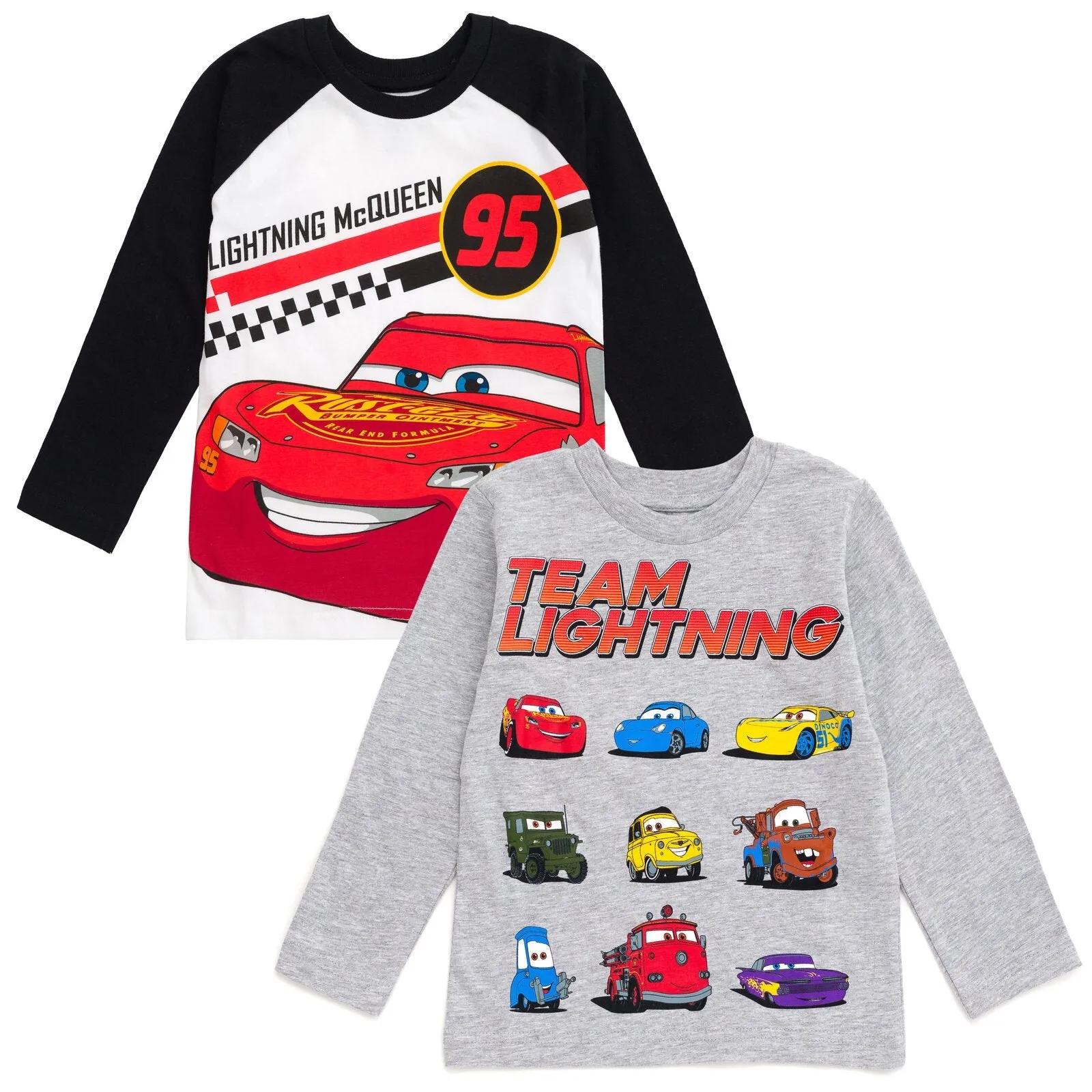 Disney Cars 2 Pack Long Sleeve T-Shirts