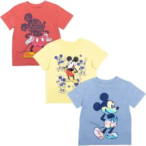 Disney Mickey Mouse 3 Pack T-Shirts