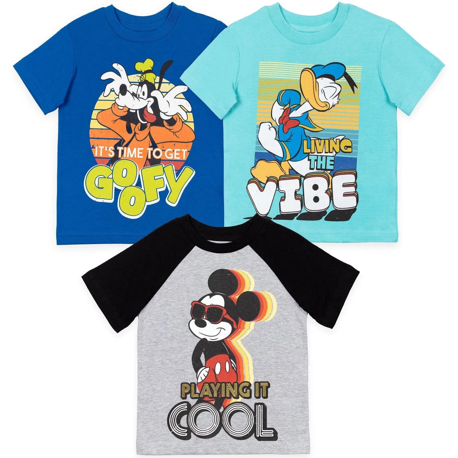 Disney Mickey Mouse 3 Pack T-Shirts