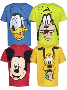 Disney Mickey Mouse 4 Pack T-Shirts