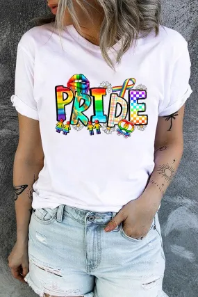 Gay Pride Shirts Women Graphic Tee Casual Summer Short Sleeve Tops