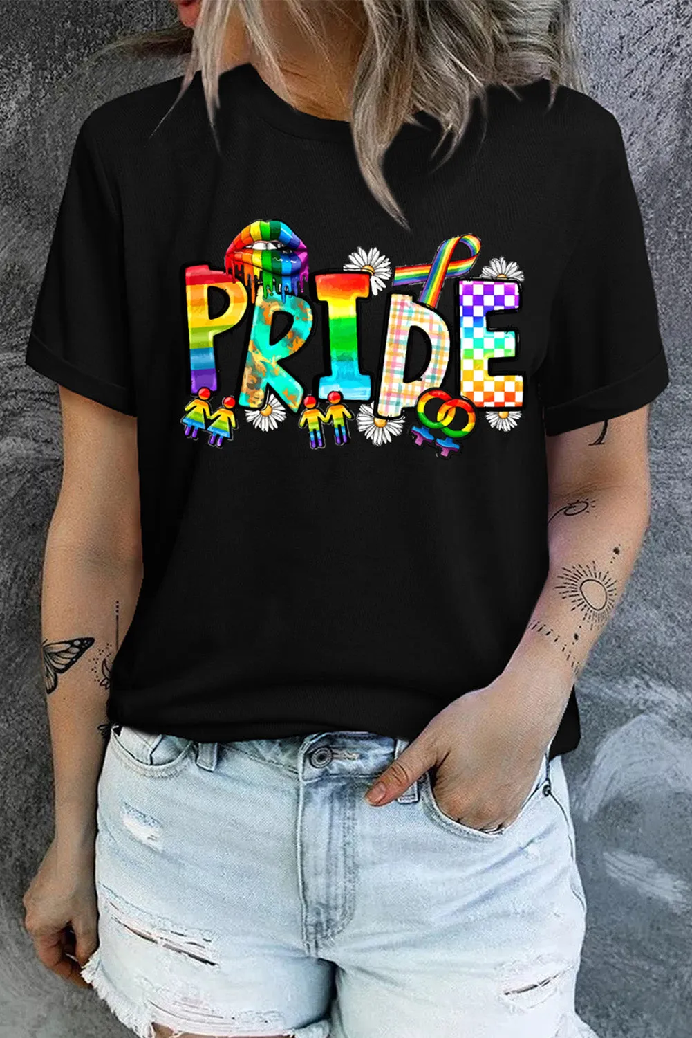 Gay Pride Shirts Women Graphic Tee Casual Summer Short Sleeve Tops