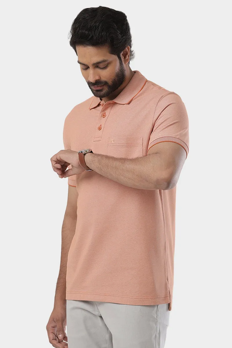 Golf Polo  -  Sandy Brown T-Shirts For Men | Ariser