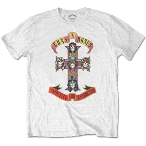 Guns 'n' Roses Kids White T-Shirt - Appetite For Destruction Album Artwork