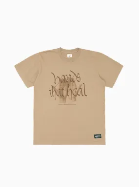 Hands T-shirt Sand