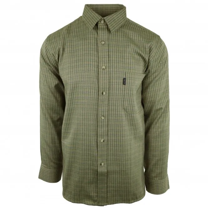 Hazy Blue Mens Casual Country Check Long Sleeve Shirts