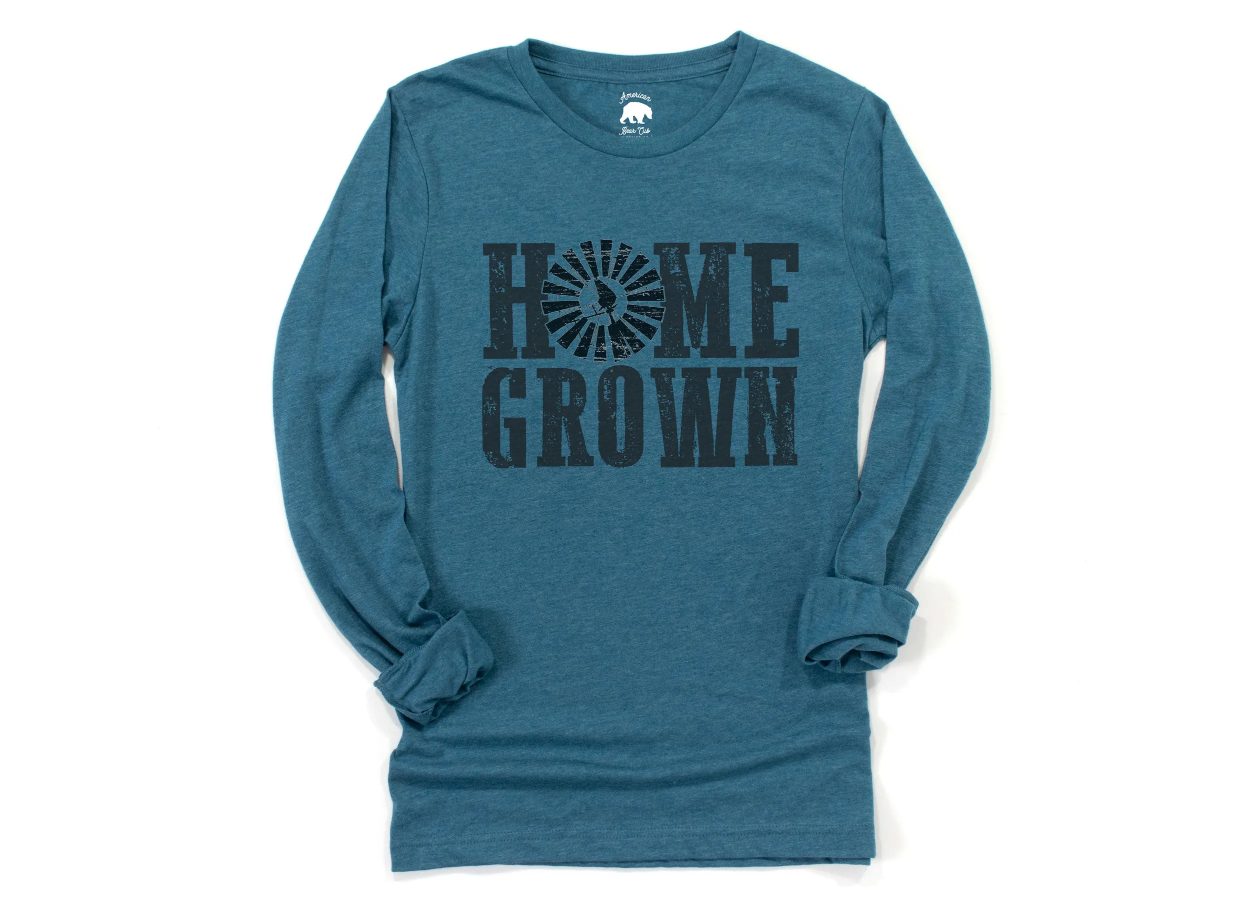 Home Grown Adult Long Sleeve Shirts