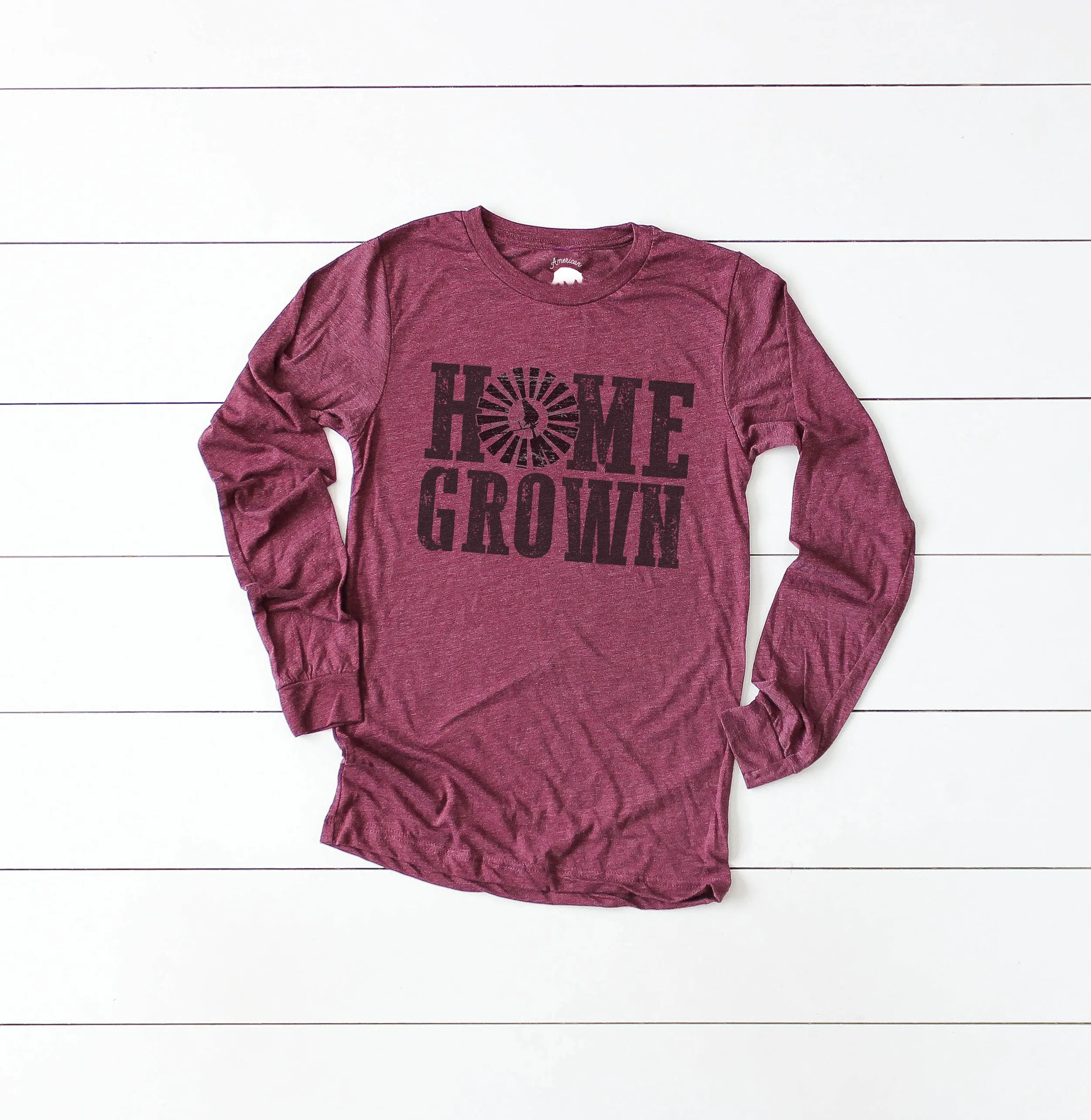 Home Grown Adult Long Sleeve Shirts