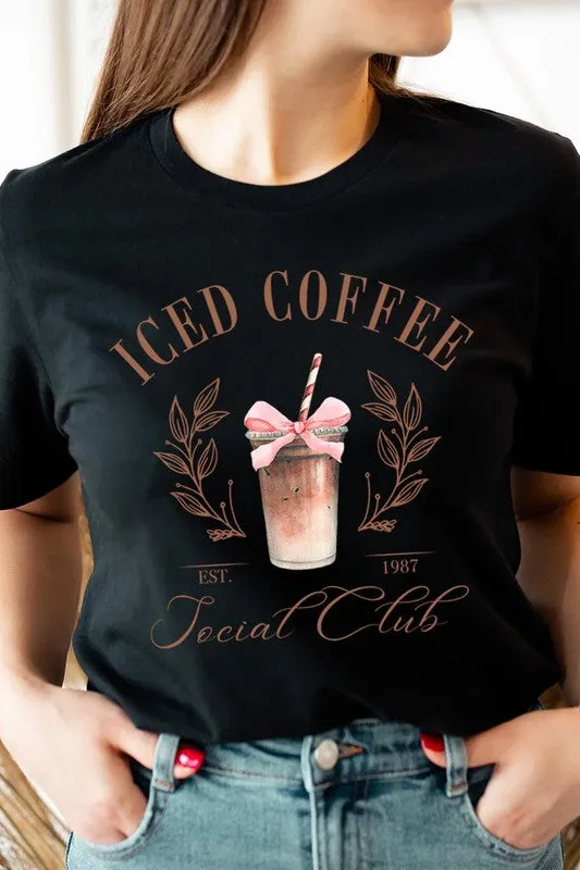 Iced Coffee Social Club Graphic T Shirts