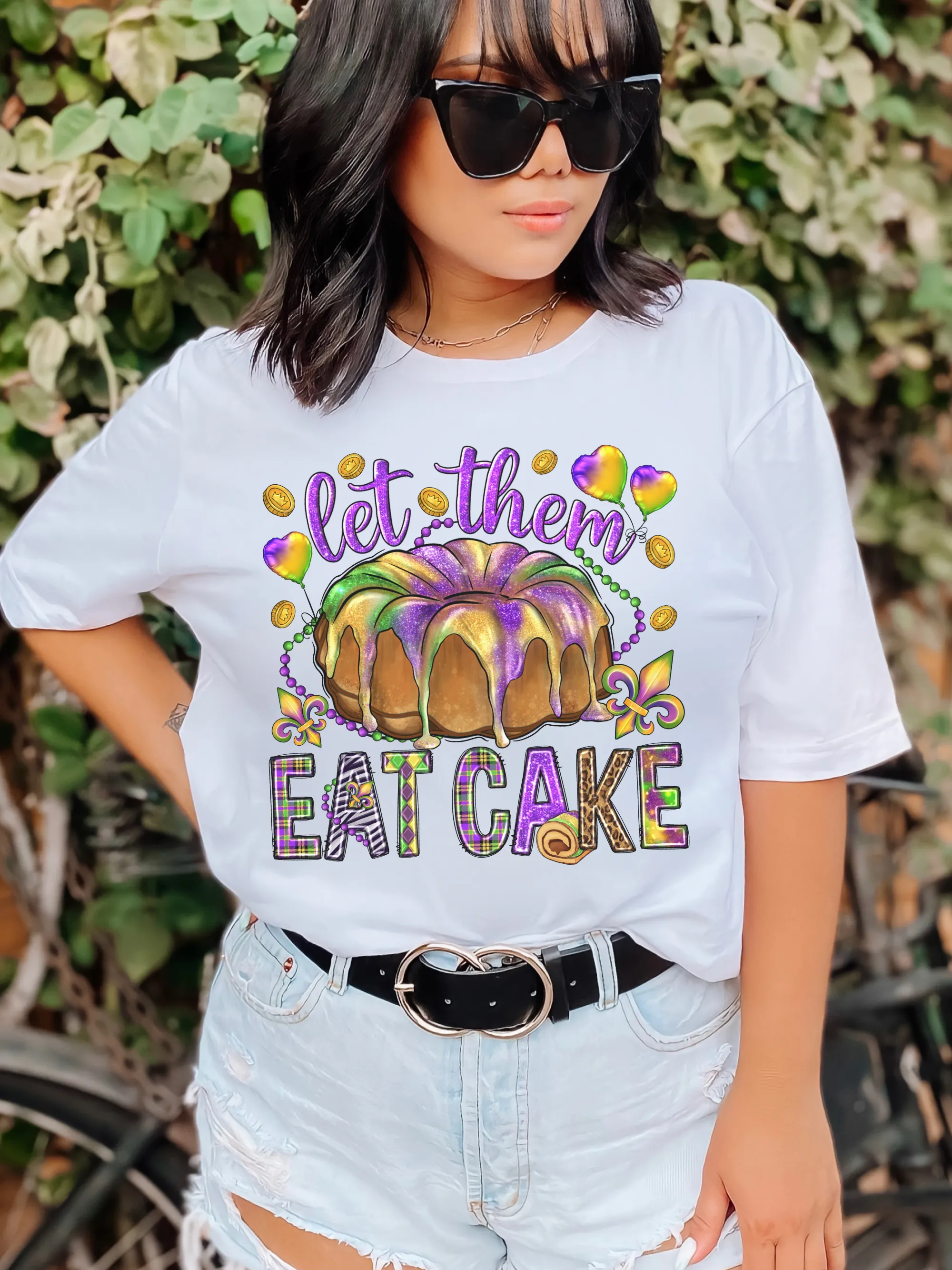 Let Them Eat Cake ~ Unisex T-shirts, Sweatshirts, Raglans and Tank Tops Relaxed Fit Printed In The USA